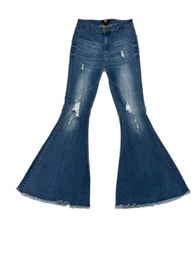 L&B London Extreme Flare Bell Bottom Jeans